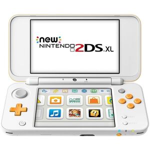 REFURBISHED Nintendo 2DS XL Game Console - White + Orange - Nintendo 2DS REFURBISHED Nintendo 2DS XL Game Console - White + Orange - Nintendo 2DS