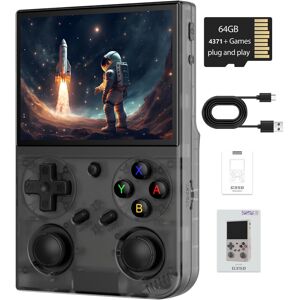 Five Leaf (G350 Transparent Black-new) G350 Retro Handheld Game Console , 3.5 Inch IPS Scr Five Leaf (G350 Transparent Black-new) G350 Retro Handheld Game Console , 3.5 Inch IPS Scr