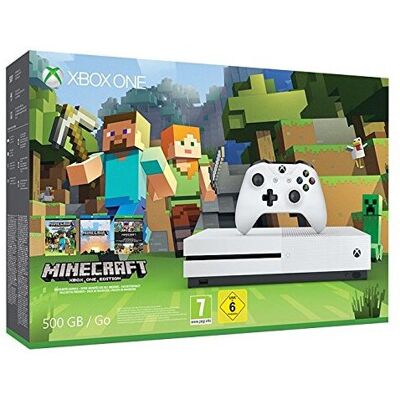 REFURBISHED Xbox One S Minecraft Console Bundle 500GB REFURBISHED Xbox One S Minecraft Console Bundle 500GB
