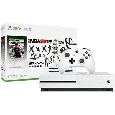 REFURBISHED Microsoft Xbox 234-00575 Xbox One S 1TB M1681 NBA 2K19 Bundle REFURBISHED Microsoft Xbox 234-00575 Xbox One S 1TB M1681 NBA 2K19 Bundle
