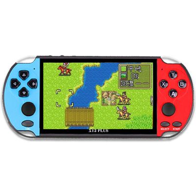 Gemma 7-Inch Handheld Game Console X12 Plus: 10000 Built-In Games, FC/GB/GBA/MD/NES/SF Gemma 7-Inch Handheld Game Console X12 Plus: 10000 Built-In Games, FC/GB/GBA/MD/NES/SF