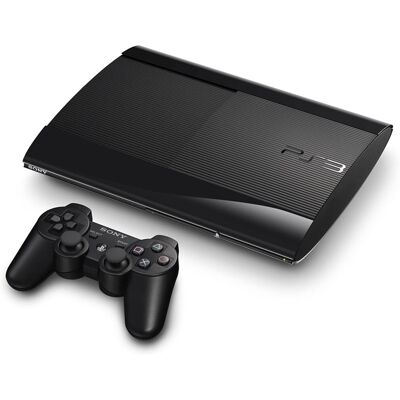 REFURBISHED Playstation 3 PS3 Super Slim Console & Controller - 12GB REFURBISHED Playstation 3 PS3 Super Slim Console & Controller - 12GB