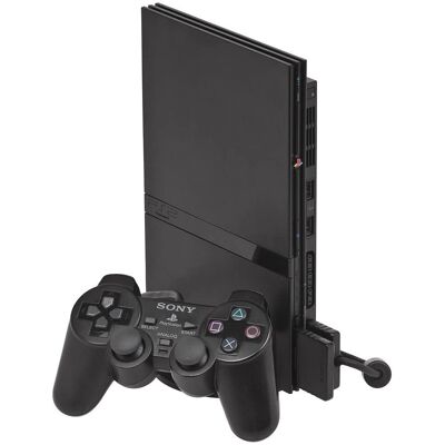 REFURBISHED Sony Playstation 2 PS2 Slimline Black Console REFURBISHED Sony Playstation 2 PS2 Slimline Black Console