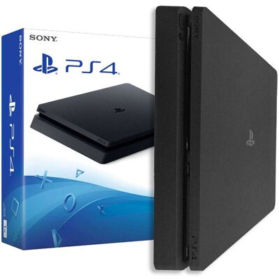 REFURBISHED Sony PlayStation 4 Slim PS4 1TB Game Console - Black REFURBISHED Sony PlayStation 4 Slim PS4 1TB Game Console - Black