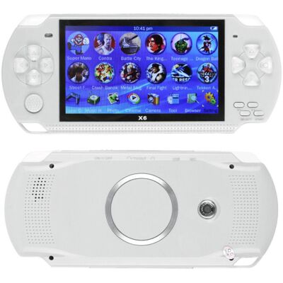Selloria (White, 8 GB) 32 Bit 4.3 PSP Portable Handheld Game Console Player 10000+Games + Selloria (White, 8 GB) 32 Bit 4.3 PSP Portable Handheld Game Console Player 10000+Games +