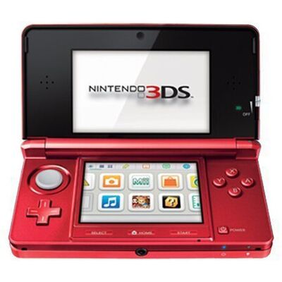 REFURBISHED Nintendo 3DS - Flame Red Renewed REFURBISHED Nintendo 3DS - Flame Red Renewed