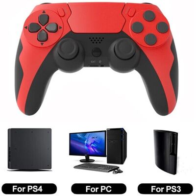 Unbranded (Red Black) GAMINJA P48 Wireless Gamepad with Six Axis Gyroscope Game Controller Unbranded (Red Black) GAMINJA P48 Wireless Gamepad with Six Axis Gyroscope Game Controller