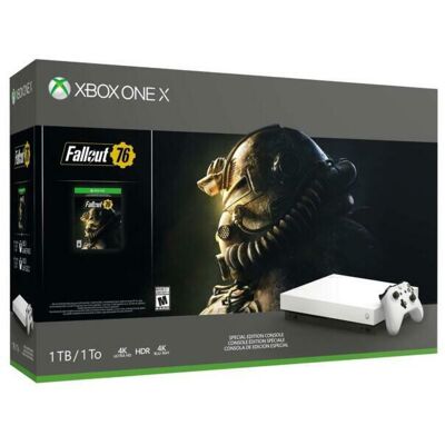 REFURBISHED Microsoft Xbox One X Fallout 76 White Special Edition 1TB Console REFURBISHED Microsoft Xbox One X Fallout 76 White Special Edition 1TB Console