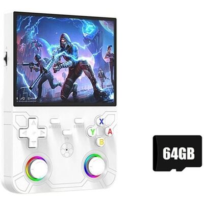 Saudism R36 Ultra X Retro Game Console 4.5-Inch IPS Screen 64GB Open Source Pocket Playe Saudism R36 Ultra X Retro Game Console 4.5-Inch IPS Screen 64GB Open Source Pocket Playe