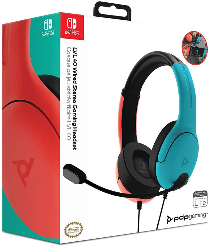 PDP LVL40 Wired Stereo Gaming Headset - Nintendo Switch