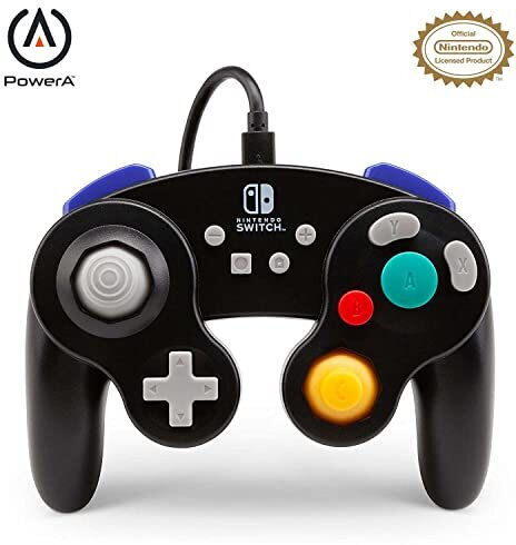 PowerA Wired Controller for Nintendo Switch: GameCube Style - Black