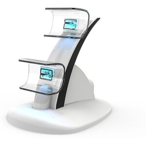 Lynshen Wireless Controller Dual Charger PS5 Controller Aircraft Charger With Blue Light Lynshen Wireless Controller Dual Charger PS5 Controller Aircraft Charger With Blue Light