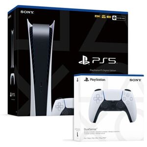 Sony PlayStation 5 Digital Console & Additional Dualsense Controller Sony PlayStation 5 Digital Console & Additional Dualsense Controller