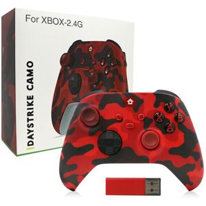 Maxpower (Camo Red) 2.4G Wireless Gamepad For Xbox One Six Axis Vibration with Turbo Game Maxpower (Camo Red) 2.4G Wireless Gamepad For Xbox One Six Axis Vibration with Turbo Game