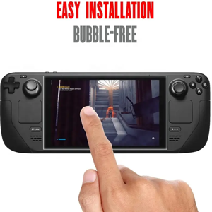 Ameego 2 PCS Tempered Glass Cover Screen Protector For Steam Deck Game Console Ameego 2 PCS Tempered Glass Cover Screen Protector For Steam Deck Game Console