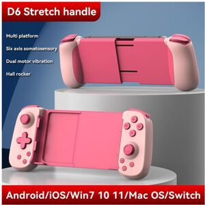 Maxpower (pink) D6 Wireless Stretching Extendable Gaming Controller Bluetooth-Compatible Maxpower (pink) D6 Wireless Stretching Extendable Gaming Controller Bluetooth-Compatible
