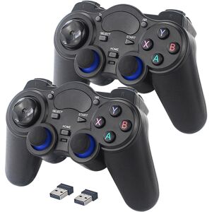 Maxpower (2pcs Handle) 2.4G Wireless Gamepad Controller TV Joystick with USB Game Pad Rec Maxpower (2pcs Handle) 2.4G Wireless Gamepad Controller TV Joystick with USB Game Pad Rec