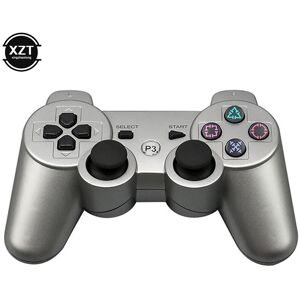 Maxpower (silver) Gamepad Wireless Bluetooth-compatib Joystick Console for Sony PS3 Contr Maxpower (silver) Gamepad Wireless Bluetooth-compatib Joystick Console for Sony PS3 Contr