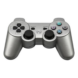 Maxpower (Silver) Wireless bluetooth Controller For PS3 controller For ps3 Wireless Joys Maxpower (Silver) Wireless bluetooth Controller For PS3 controller For ps3 Wireless Joys