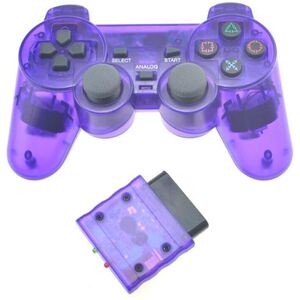 Maxpower (Transparent purple) Wireless Controller Gamepad Transparent Color 2.4G Vibratio Maxpower (Transparent purple) Wireless Controller Gamepad Transparent Color 2.4G Vibratio