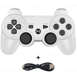 Maxpower (White) Support Bluetooth Wireless Gamepad For PlayStation 3 Joystick Controller Maxpower (White) Support Bluetooth Wireless Gamepad For PlayStation 3 Joystick Controller