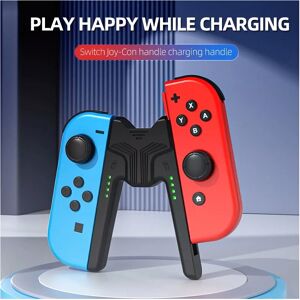 Unbranded (Black) Charging Dock Grip for Switch/Switch OLED Joy-Con Handle (White Ordinary Unbranded (Black) Charging Dock Grip for Switch/Switch OLED Joy-Con Handle (White Ordinary
