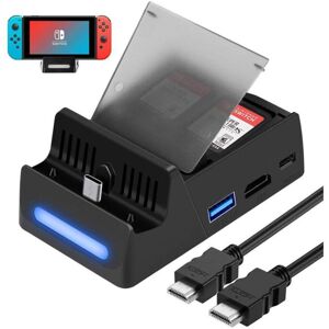 Werleo Switch TV Dock with HDMI Cable Portable Charger Station for Nintendo Switch with Werleo Switch TV Dock with HDMI Cable Portable Charger Station for Nintendo Switch with