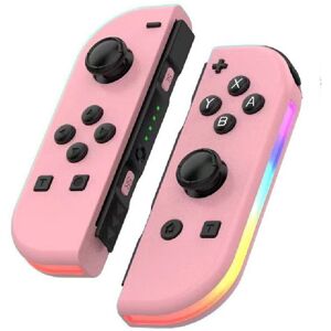 Unbranded (Pink) Joy Wireless Game Controller Compatible Switch Led Joystick Gamepad Repla Unbranded (Pink) Joy Wireless Game Controller Compatible Switch Led Joystick Gamepad Repla