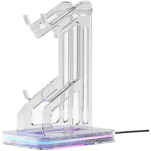 Unbranded For Dual Game Controller Holder Rgb Acrylic Gamepad Desktop Stand Unbranded For Dual Game Controller Holder Rgb Acrylic Gamepad Desktop Stand