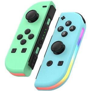 Unbranded 1 Pair of Wireless Joy-Con Controllers for Nintendo Switch - BT 5.2 RGB LED - Do Unbranded 1 Pair of Wireless Joy-Con Controllers for Nintendo Switch - BT 5.2 RGB LED - Do