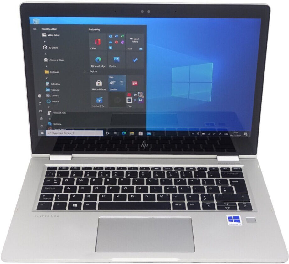 HP REFURBISHED EliteBook X360 1030 G2 (Grade B) - I5-7200U, 8GB RAM, 256GB SSD, Windows 10 Pro