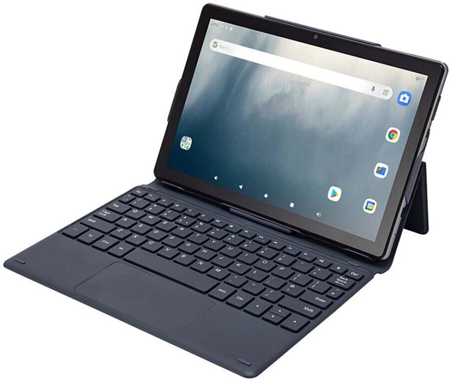 REFURBISHED Entity Verso Pro 10.1" Tablet 4G LTE Android 32GB Keyboard Black Grey