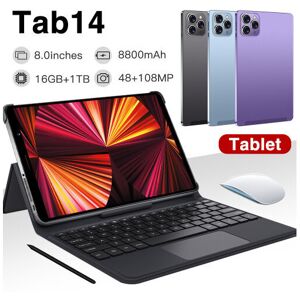 Unbranded (Purple, 1TB) (Blue, 128GB) Tab 14 5G 8'' INCH Unlocked New Tablet Unbranded (Purple, 1TB) (Blue, 128GB) Tab 14 5G 8'' INCH Unlocked New Tablet