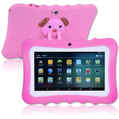 Unbranded Q8 Tablet for Kids 7inch Android Tablet with WiFi Bluetooth 1GB+8GB Pink AU Plug Unbranded Q8 Tablet for Kids 7inch Android Tablet with WiFi Bluetooth 1GB+8GB Pink AU Plug