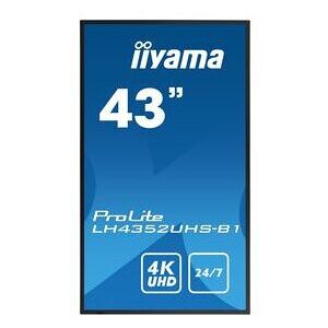 IIYAMA ProLite LH4352UHS-B1 43" Class (42.5" viewable) LED-backlit LCD display - IIYAMA ProLite LH4352UHS-B1 43" Class (42.5" viewable) LED-backlit LCD display -