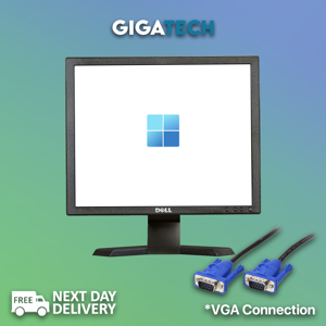 GIGAREFURB REFURBISHED Dell 17" LCD TFT PC Movie Gaming CCTV VGA Monitor GIGAREFURB REFURBISHED Dell 17" LCD TFT PC Movie Gaming CCTV VGA Monitor