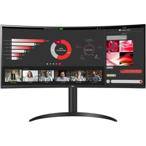 LG 34WR55QCB 34 Curved UltraWide WQHD HDR 10 100Hz Monitor with USB TypeC 3440x LG 34WR55QCB 34 Curved UltraWide WQHD HDR 10 100Hz Monitor with USB TypeC 3440x