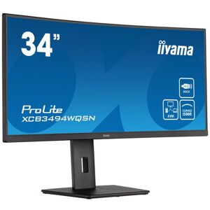 IIYAMA ProLite XCB3494WQSN-B5 LED display 86.4 cm (34") 3440 x 1440 pixels Ultra IIYAMA ProLite XCB3494WQSN-B5 LED display 86.4 cm (34") 3440 x 1440 pixels Ultra