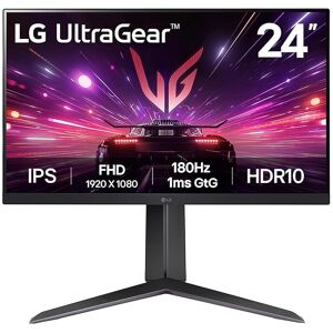 LG Ultragear Gaming Monitor 24GS65F, 24 Inch, 1080p, 180Hz, 1ms, IPS Display, HD LG Ultragear Gaming Monitor 24GS65F, 24 Inch, 1080p, 180Hz, 1ms, IPS Display, HD