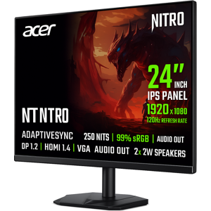 24-Inch Acer Nitro Gaming Monitor IPS Panel, 120Hz, AdaptiveSync, 1ms Response 24-Inch Acer Nitro Gaming Monitor IPS Panel, 120Hz, AdaptiveSync, 1ms Response