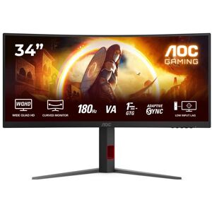 REFURBISHED Monitor - AOC - CU34G4 - 21:9 - 1800R - Black REFURBISHED Monitor - AOC - CU34G4 - 21:9 - 1800R - Black