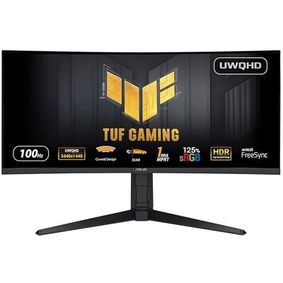 Asus 34 inch Curved Gaming Monitor UWQHD (3440 x 1440), 100Hz, Curved design, Extreme Asus 34 inch Curved Gaming Monitor UWQHD (3440 x 1440), 100Hz, Curved design, Extreme