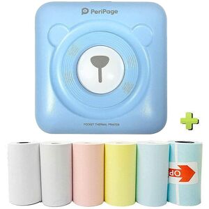 Unbranded (Blue) Mini Thermal Photo Printer Portable Photo Printer Wireless Blue-tooth Lab Unbranded (Blue) Mini Thermal Photo Printer Portable Photo Printer Wireless Blue-tooth Lab