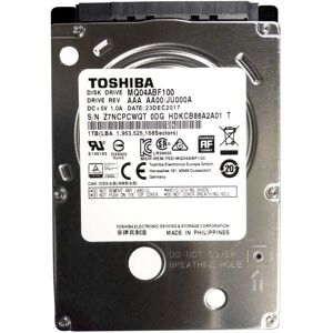MQ04ABF100 Toshiba 1TB/1000GB 5400rpm Sata 7mm 2.5" Hard Drive 128mb, 6 Gbit/s. MQ04ABF100 Toshiba 1TB/1000GB 5400rpm Sata 7mm 2.5" Hard Drive 128mb, 6 Gbit/s.