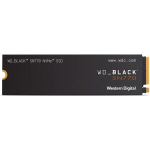 Western Digital WD_BLACK SN770 250GB M.2 2280 PCIe Gen4 NVMe Gaming SSD up to 4000 MB/s read spe Western Digital WD_BLACK SN770 250GB M.2 2280 PCIe Gen4 NVMe Gaming SSD up to 4000 MB/s read spe