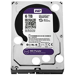 Western Digital WD Purple 6TB Surveillance Hard Disk Drive - 5400 RPM Class SATA 6 Gb/s 64MB Cac Western Digital WD Purple 6TB Surveillance Hard Disk Drive - 5400 RPM Class SATA 6 Gb/s 64MB Cac