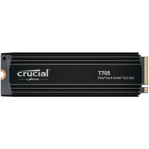 Crucial T705 with Heatsink PCIe Gen5 NVMe M.2 SSD 2TB Crucial T705 with Heatsink PCIe Gen5 NVMe M.2 SSD 2TB