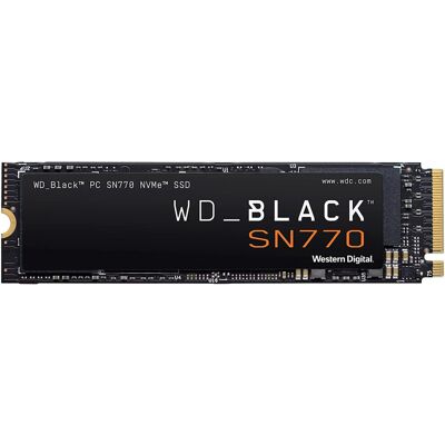 Western Digital WD_BLACK SN770 2TB M.2 2280 PCIe Gen4 NVMe Gaming SSD up to 5150 MB/s read speed Western Digital WD_BLACK SN770 2TB M.2 2280 PCIe Gen4 NVMe Gaming SSD up to 5150 MB/s read speed