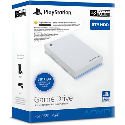Seagate Game Drive for PS4/PS5 - 5 TB External HDD Seagate Game Drive for PS4/PS5 - 5 TB External HDD