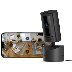 Ring Pan-Tilt Indoor Camera Plug-In Pet Security Camera 360° pan Black Ring Pan-Tilt Indoor Camera Plug-In Pet Security Camera 360° pan Black